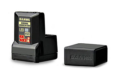 Sanwa RX-492i (FH5/FH5U) Waterproof Telemetry Built in Antenna Receiver w/Signal Indicator