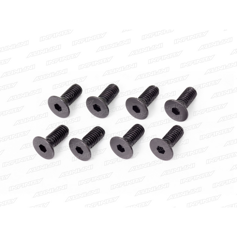 INFINITY B02410 - M4x10mm FLAT HEAD SCREW (8pcs)