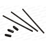 INFINITY B2000 - SHORT ANTENNA PIPE SET (80mm/3pcs/Black)