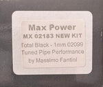 MAX 2183 pipe + 2099 manifold for 1/8 On-Road Total Black
