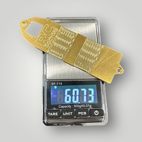 Brass Battery plate 60gr for IF18-III by RC DOCTORS