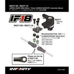 INFINITY R0217-09 - SERVO SAVER NOSE (09mm) CARBON GRAPHITE