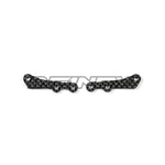 INFINITY R0242-3.0 - REAR LOWER ARM PLATE LC+3.0 (CARBON GRAPHITE) 2pcs