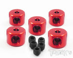 T-WORKS TA-022R 3MM BORE COLLAR (RED)