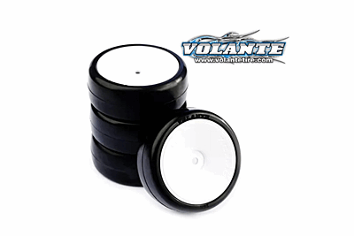 Volante V9XE 1:10 TC 36R Outdoor Asphalt Rubber Tire Preglued - (4)