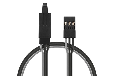 Extension Cable Black JR male to JR female (150mm) with Lock