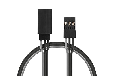Extension Cable Black JR male to JR female (150mm)