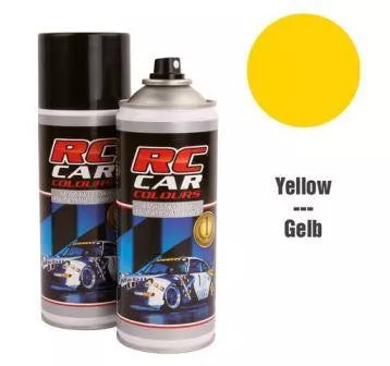 RC Car Colors Lexan Paint Spray 150ml - Boni Yellow