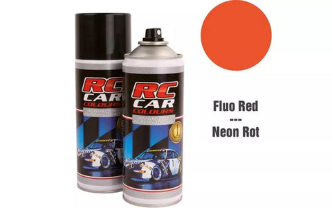 RC Car Colors Lexan Paint Spray 150ml - Fluo Red