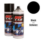 RC Car Colors Lexan Paint Spray 150ml - Pure Black