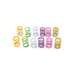 GENIUS GT858002 SET PROGRESSIVE SPRINGS (6) GOLD-PINK-PURPLE-SILVER-OCRA-GREEN FLUO