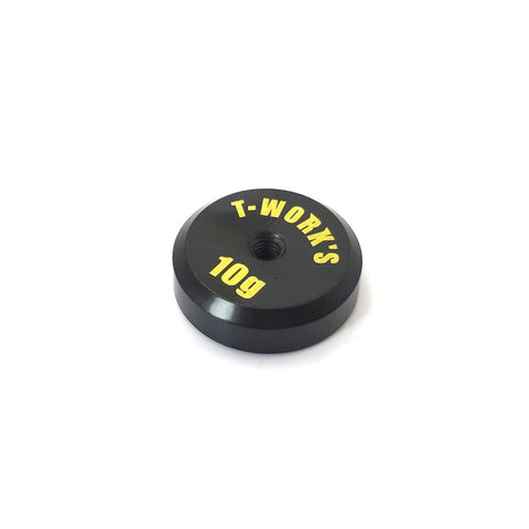 T-WORKS ANODIZED PRECISION BALANCING BRASS WEIGHTS 10G ( LOW CG)