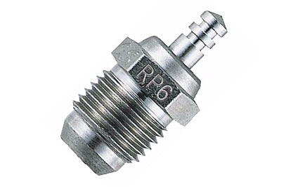 O.S. RP6 Turbo Silver Medium Plug (Onroad)